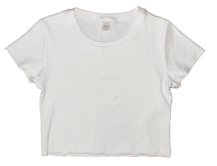 Ribbed Boxy Tee