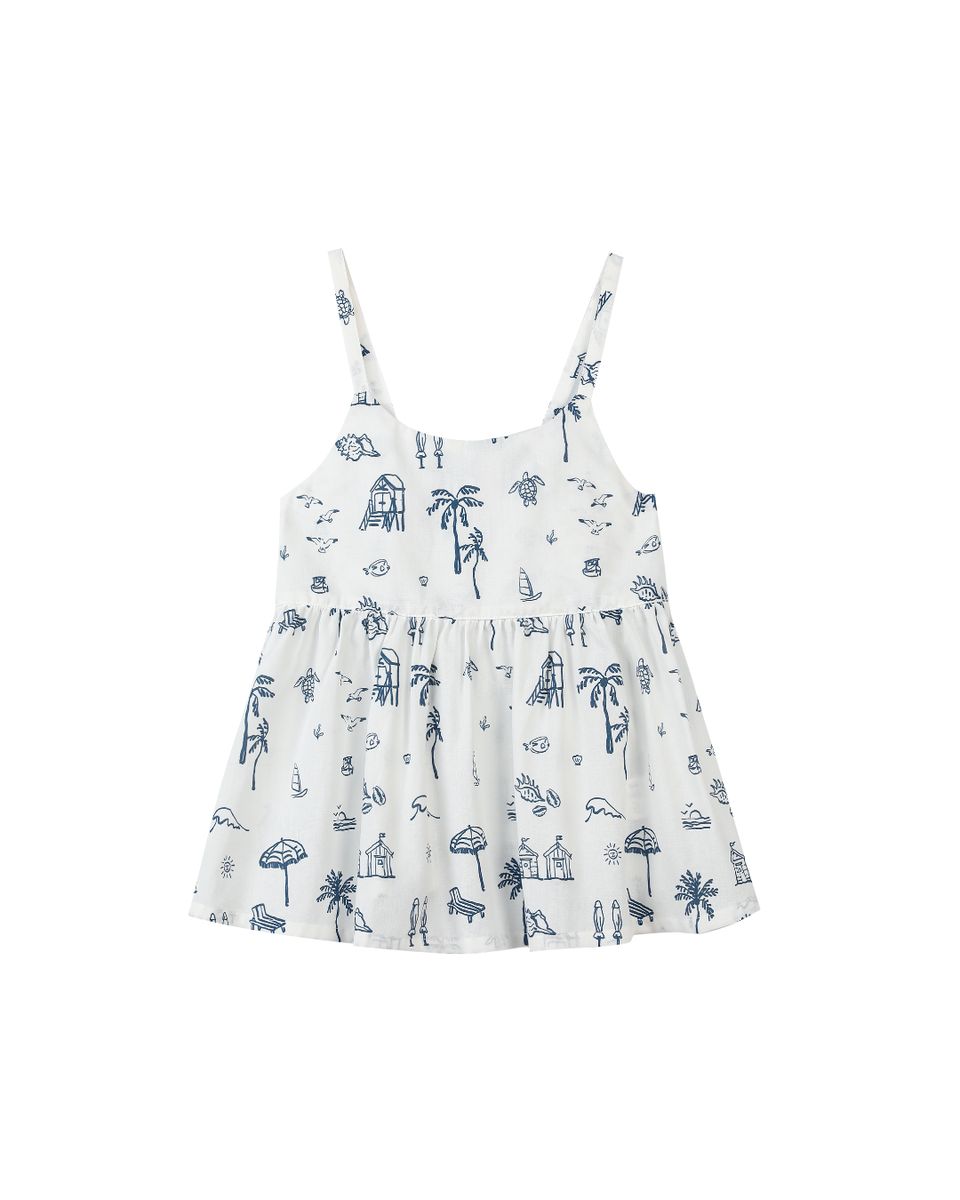 Katie Tank Top Beach Scene