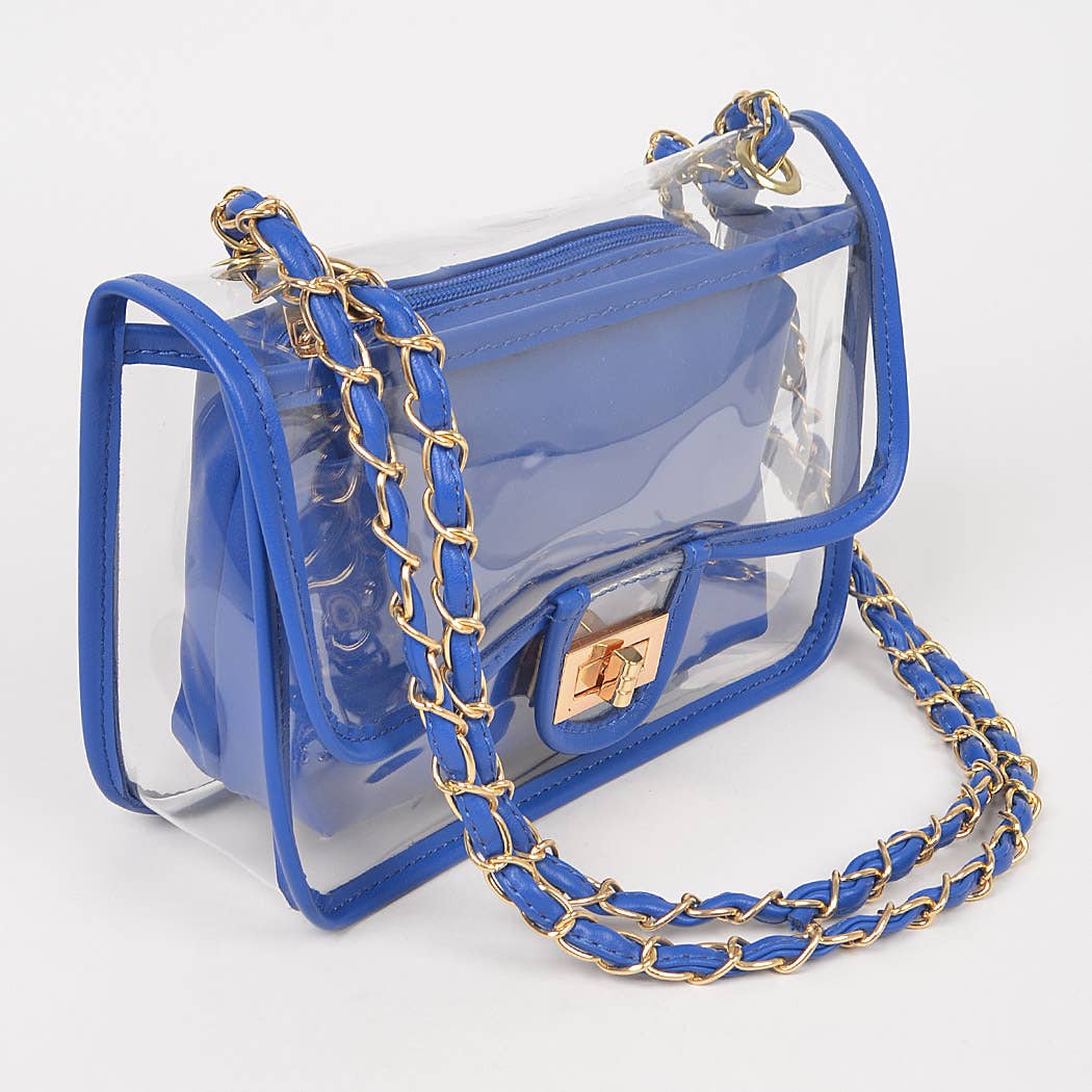 Transparent Crossbody Bag W/pouch