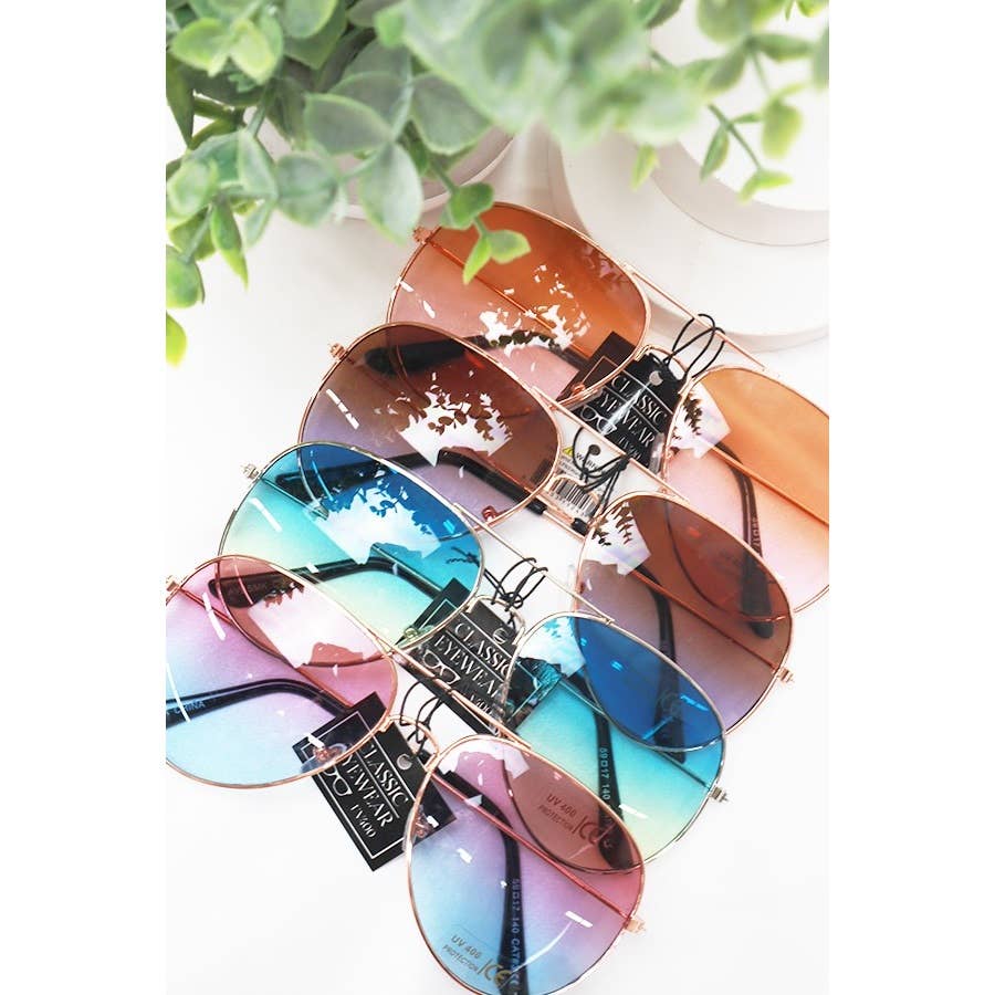 Fashion Aviator Sunglasses