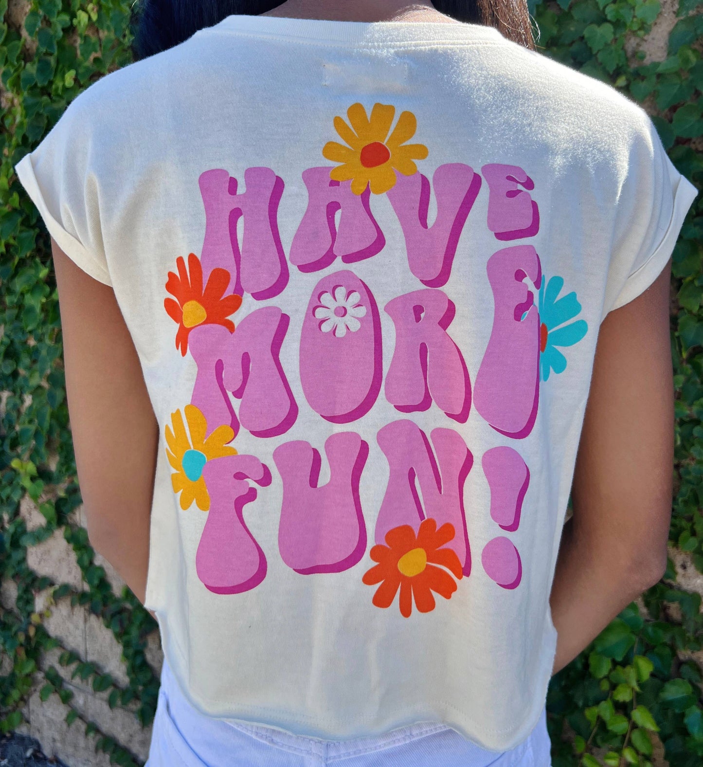 Have more fun retro tee