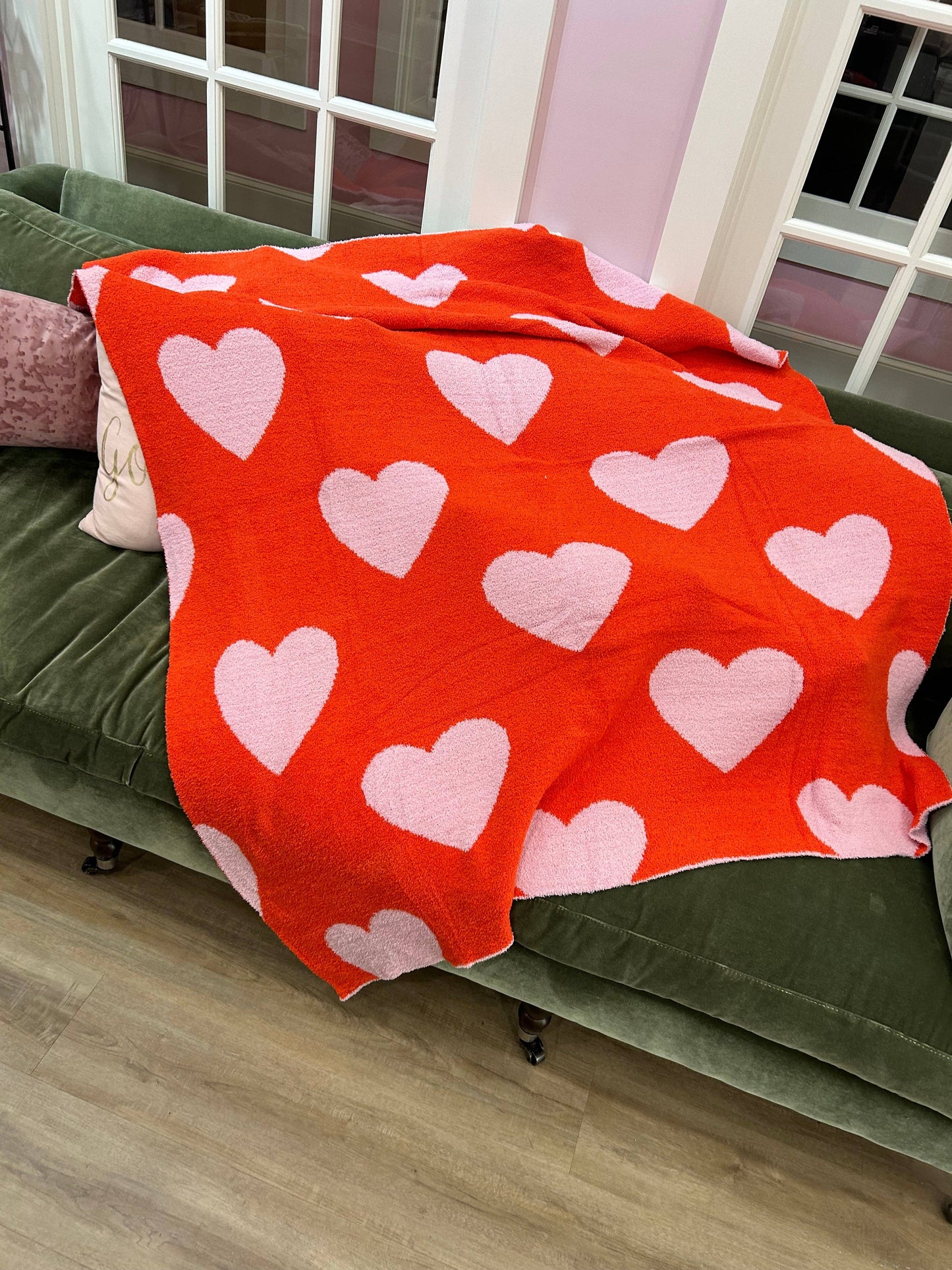 Luxe Love Heart Blanket