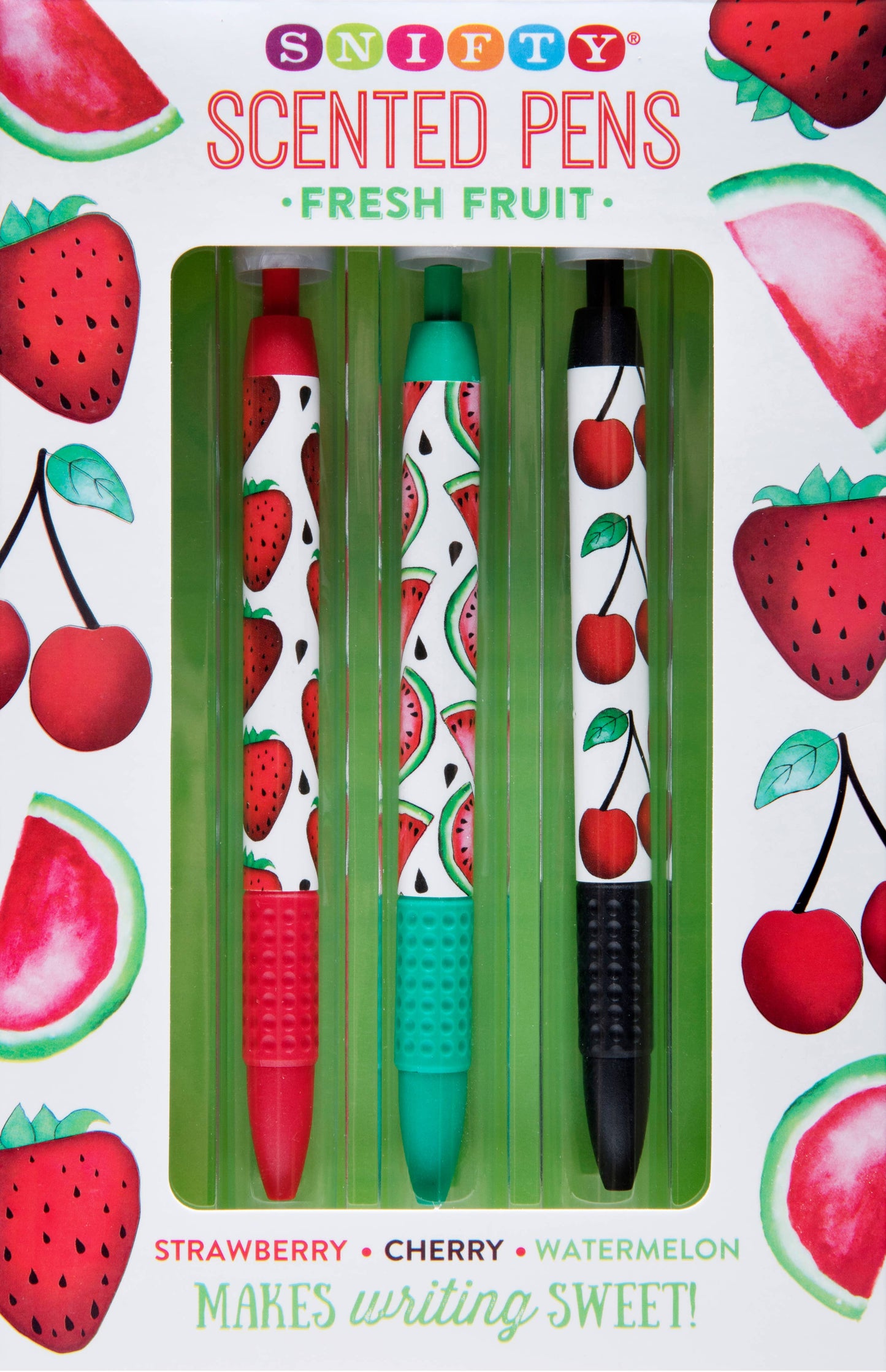 FRESH FRUIT SCENTED PEN SET