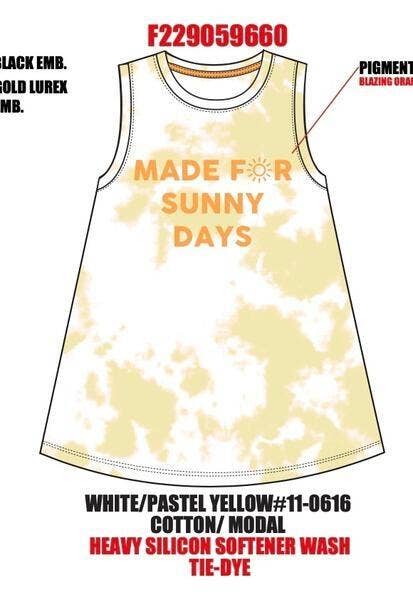 Made For Sunny Days Tie Dye Tank