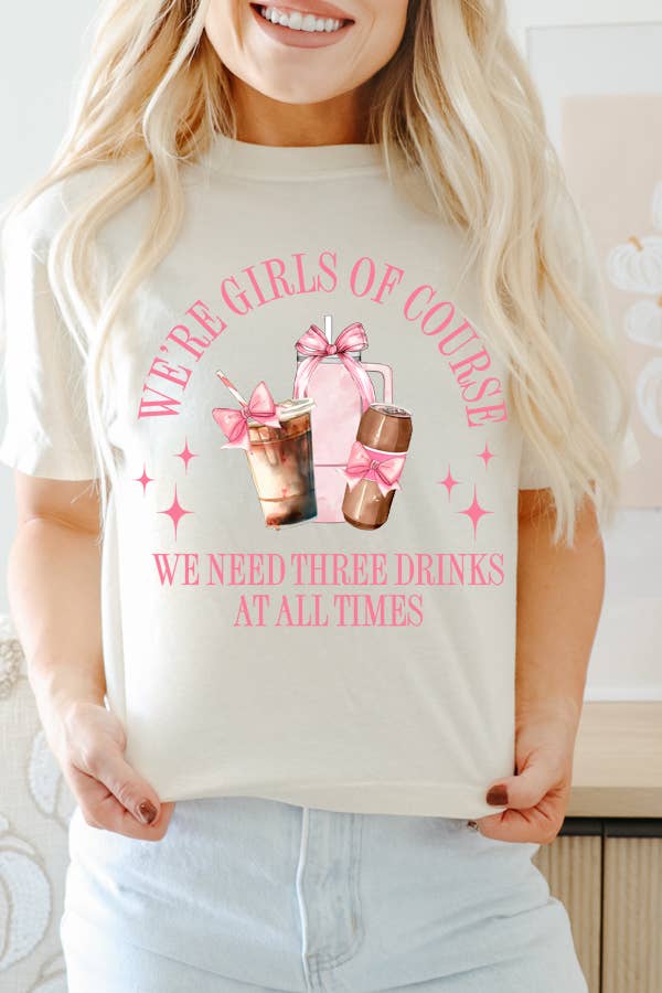 Three Drinks Tee