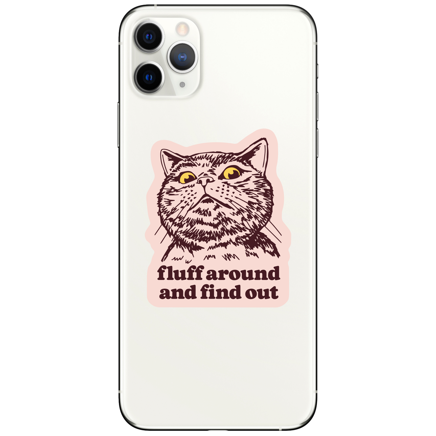 Funny Kitty Cat Swear Humor High Quality Vinyl Sticker