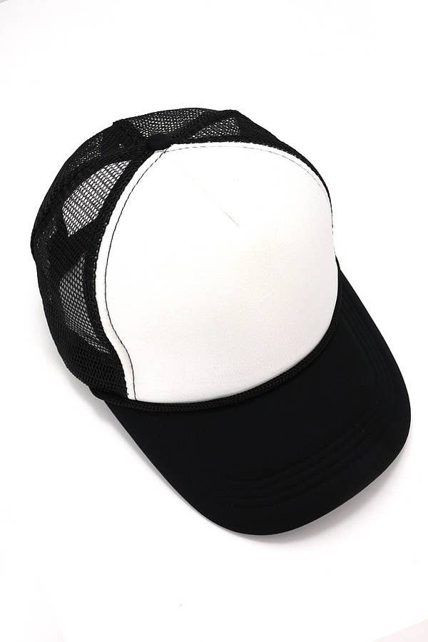 TRUCKER HAT FOAM FRONT MESH BACK HAT CAP