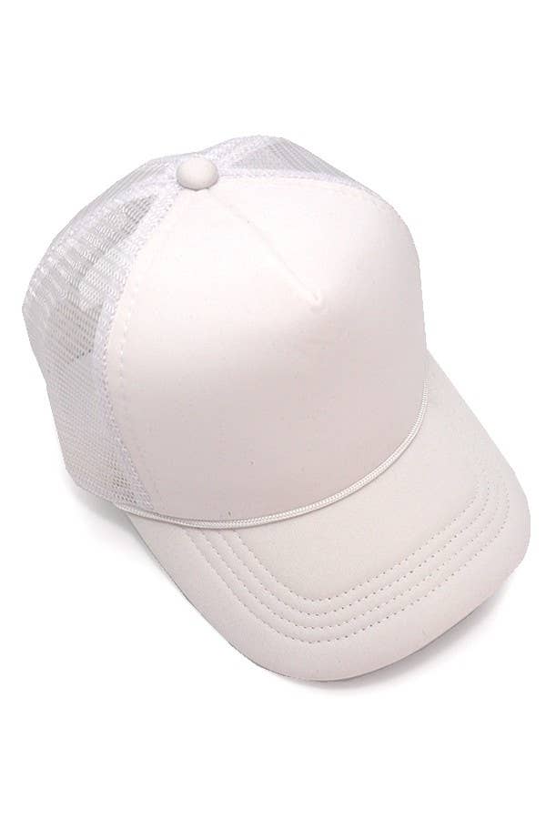 TRUCKER HAT FOAM FRONT MESH BACK HAT CAP
