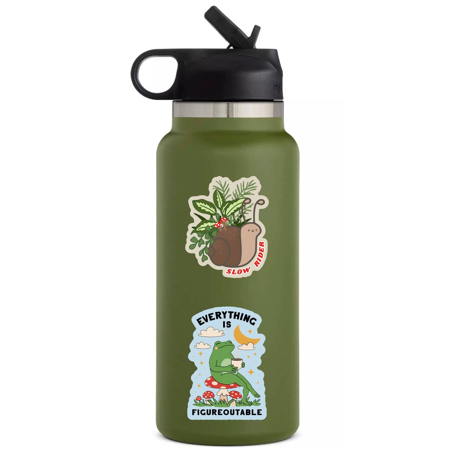 Positive Motivational Frog High Quality Vinyl Sticker