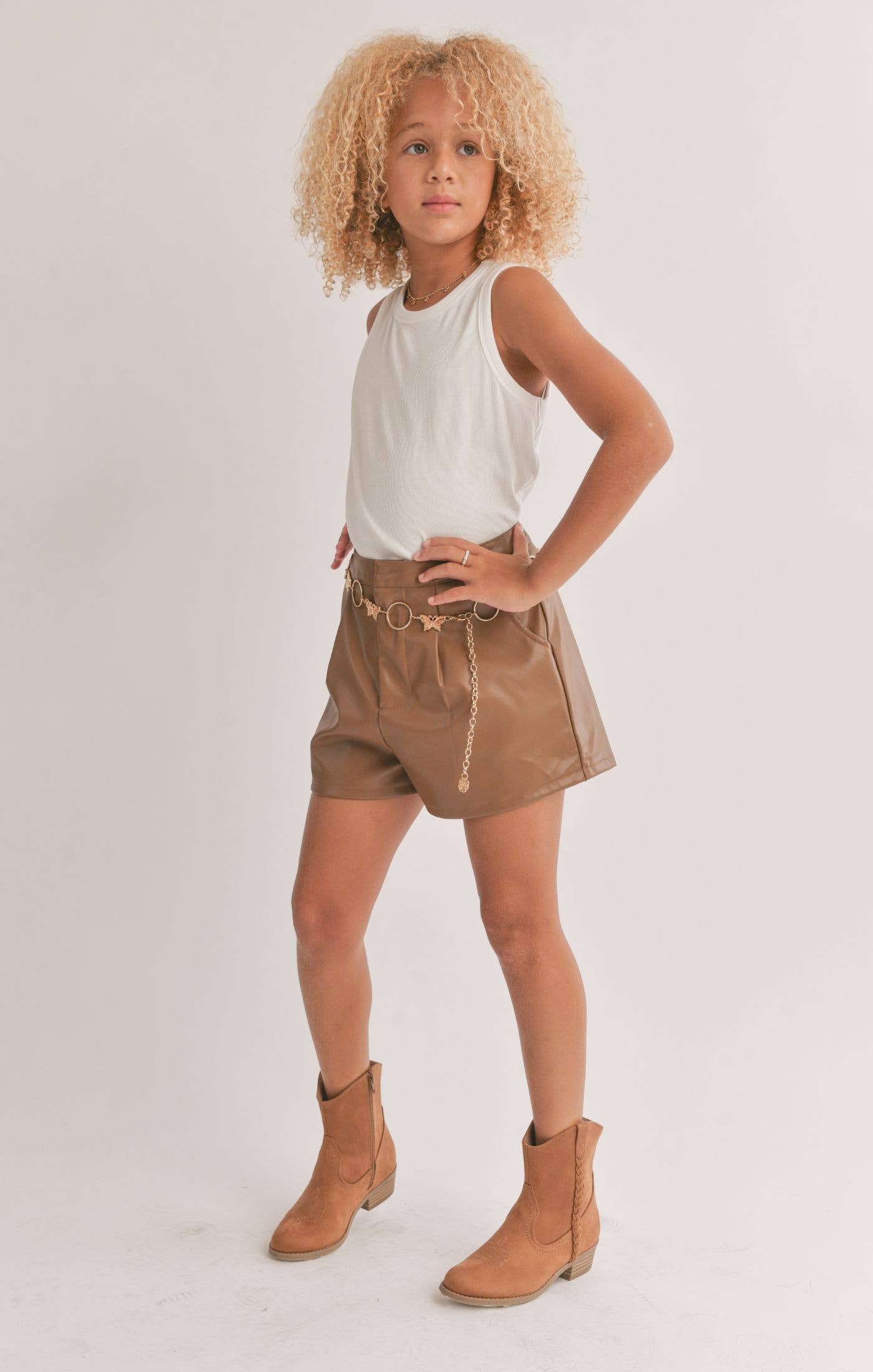 White Marshmallow Racerback Crop Tank