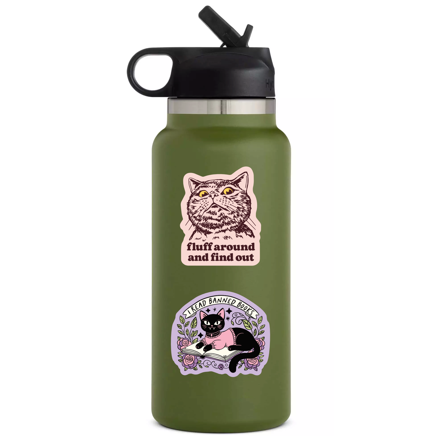Funny Kitty Cat Swear Humor High Quality Vinyl Sticker