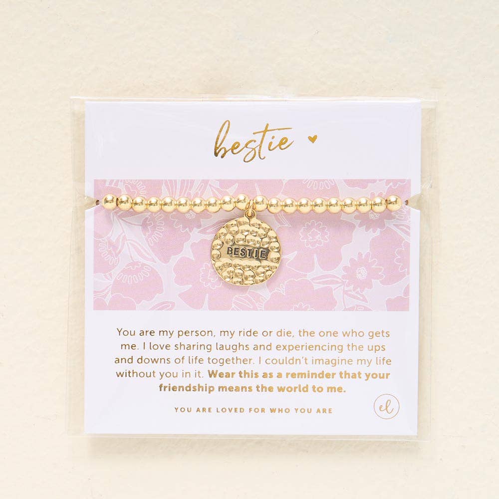 Sentiment Charm Bracelet- Gold/Silver