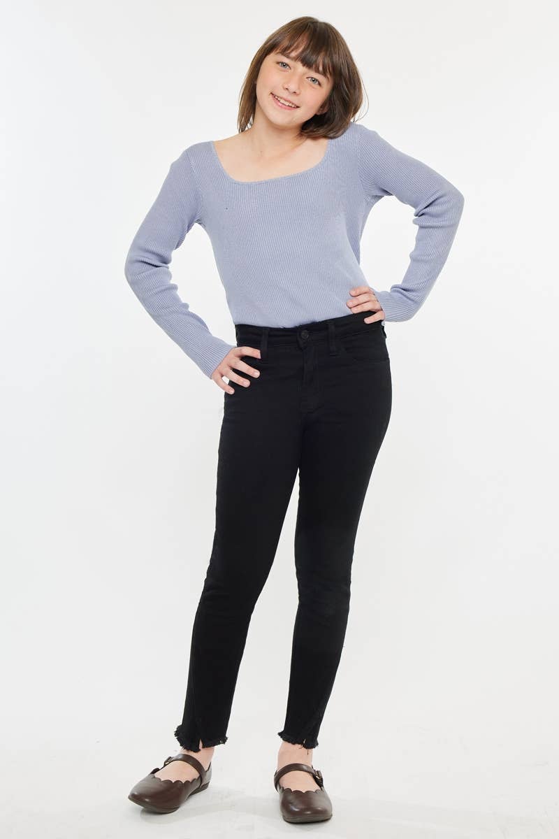 Black High Rise Skinny
