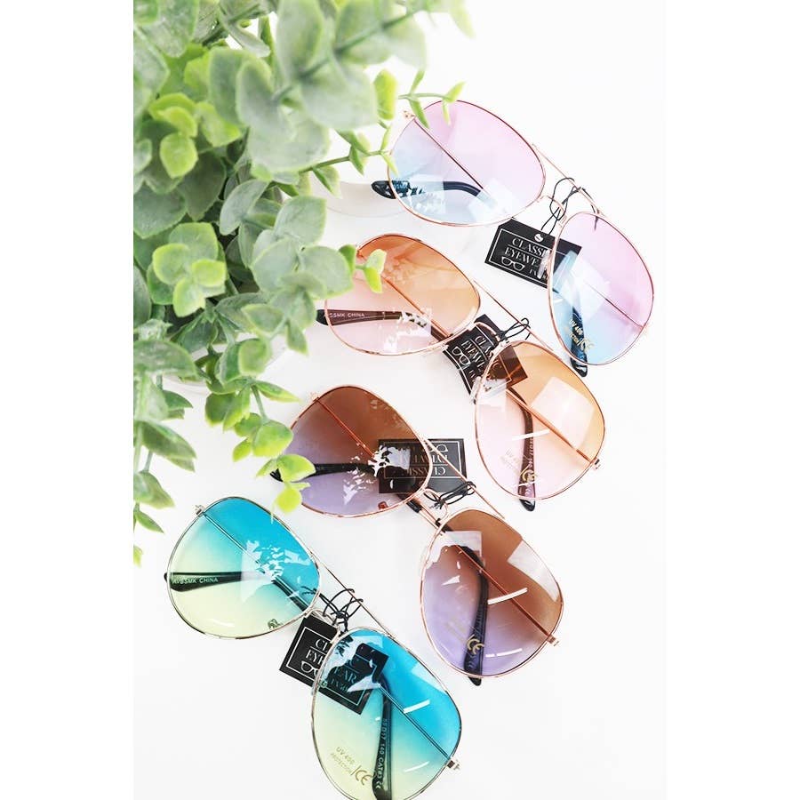 Fashion Aviator Sunglasses