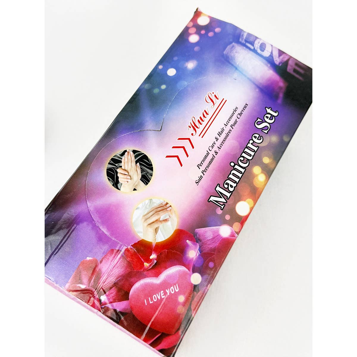 Heart Personal Mani and Pedi Kit care tools