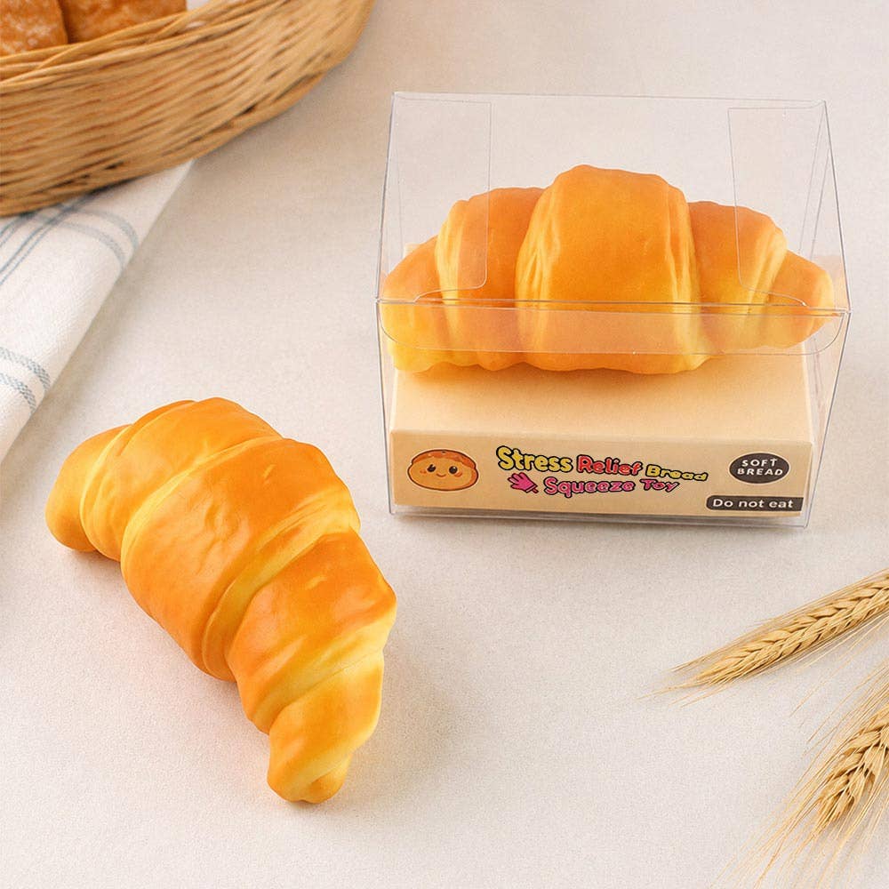 Croissant Squishy Stress Relief Toy