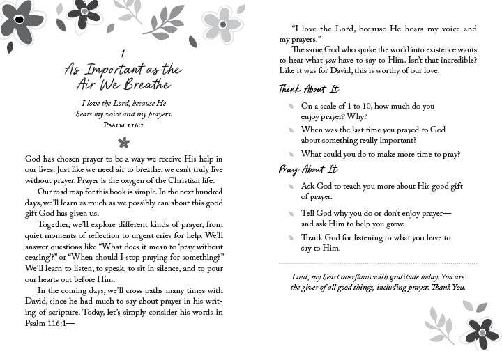 The 100-Day Prayer Guide for Teen Girls