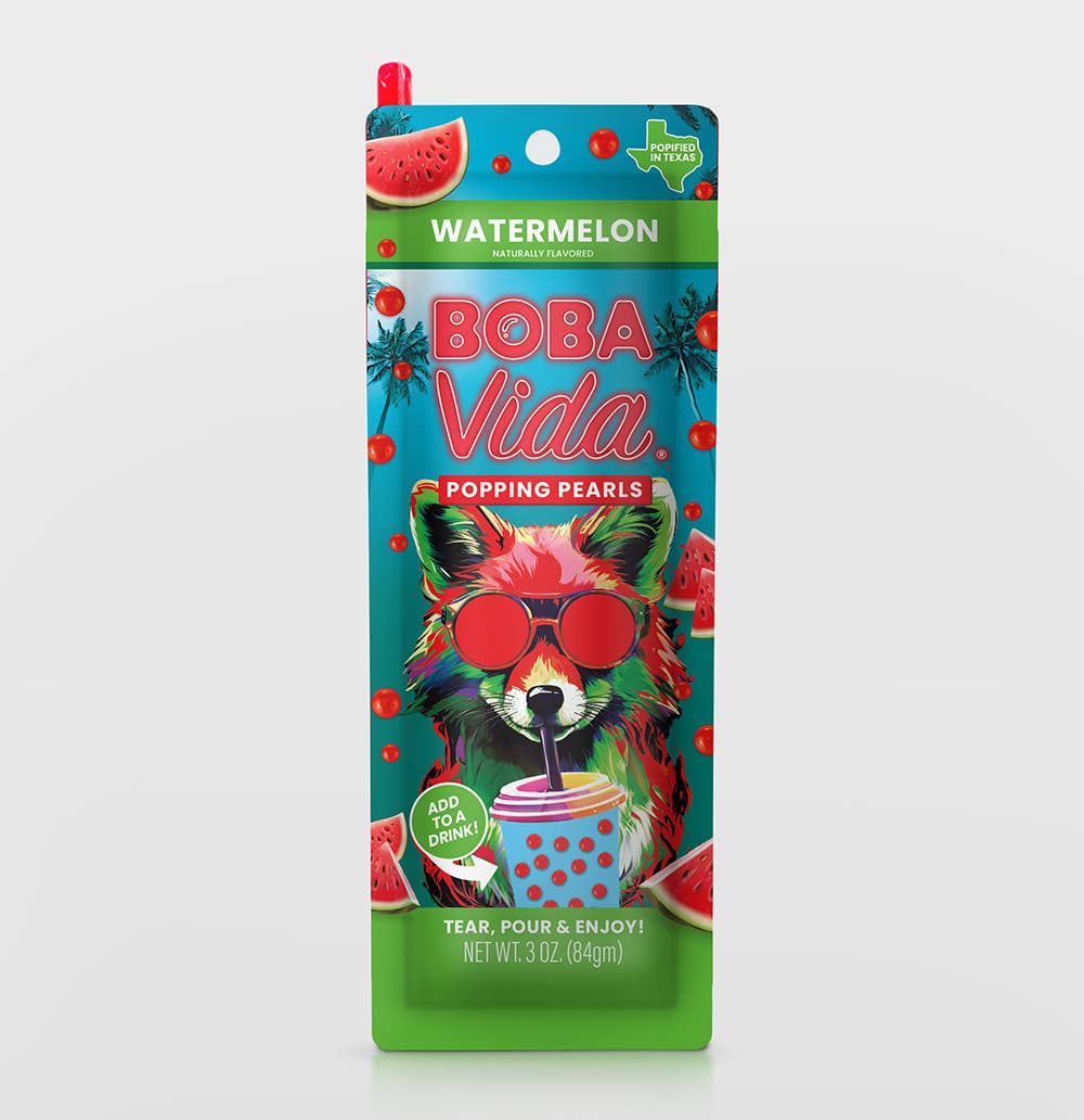 BobaVida Popping Boba- Watermelon