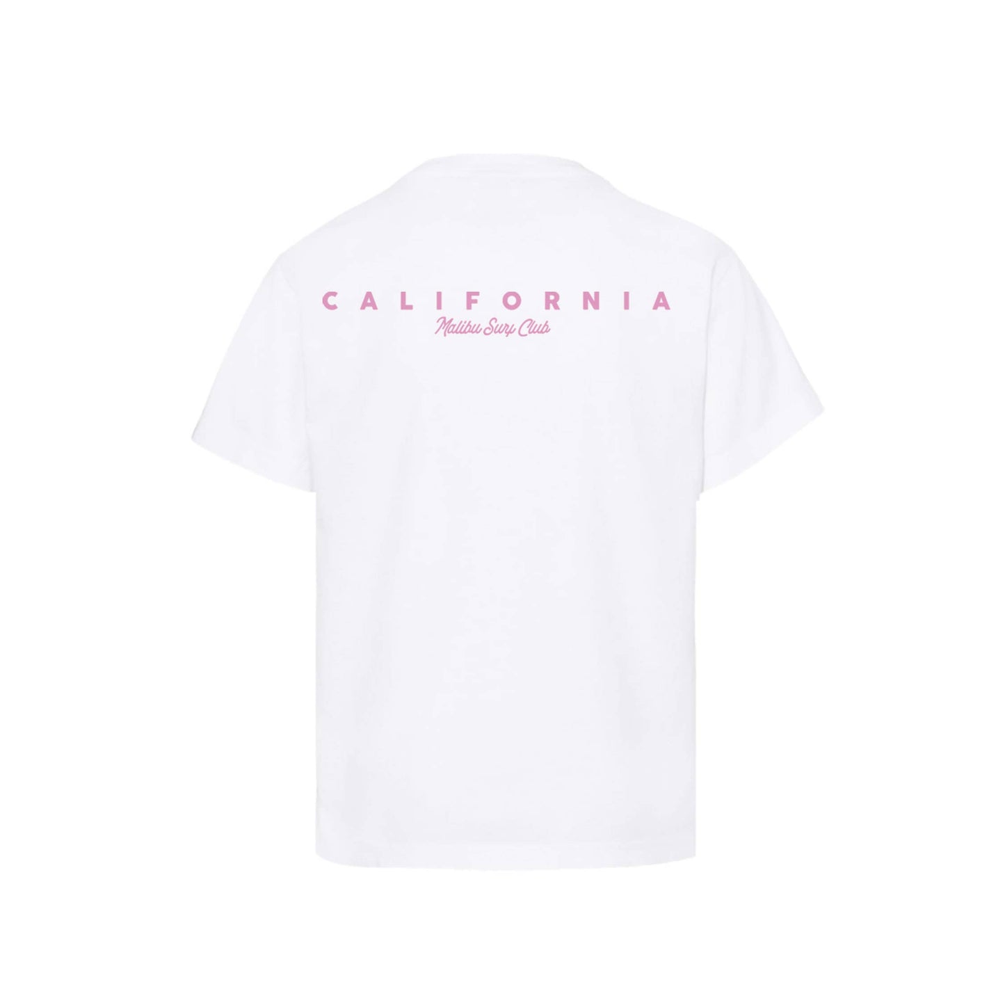 Kids White Malibu T-shirt-Girls