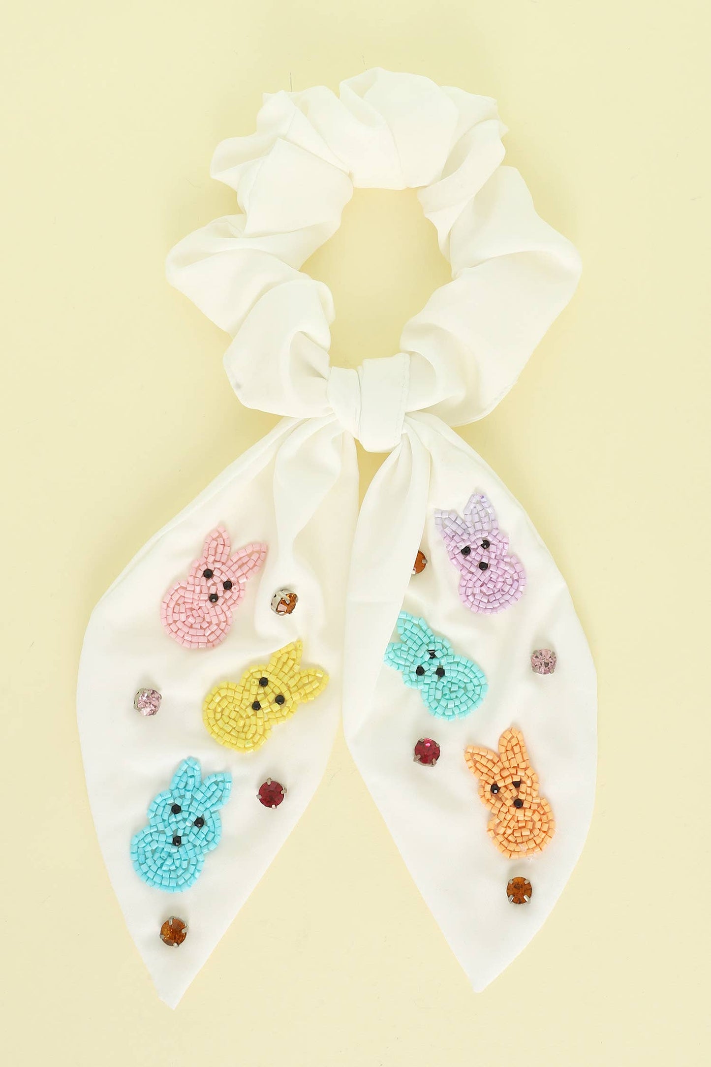 Easter Theme Big Bow Uplifting Scrunchie