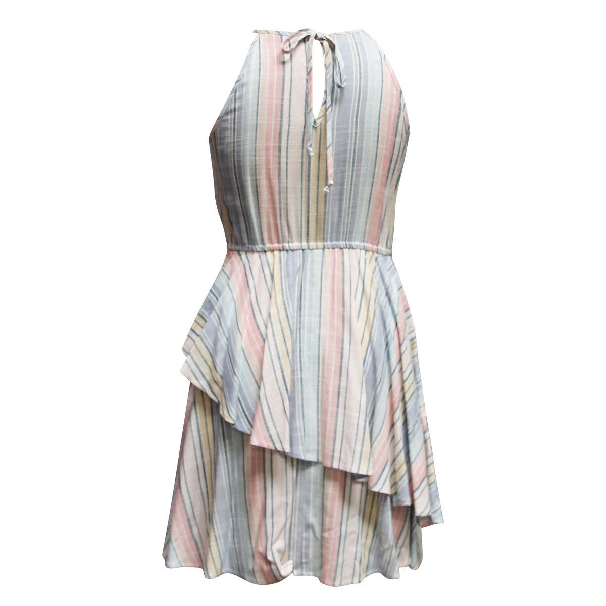 Stripe Peplum Dress