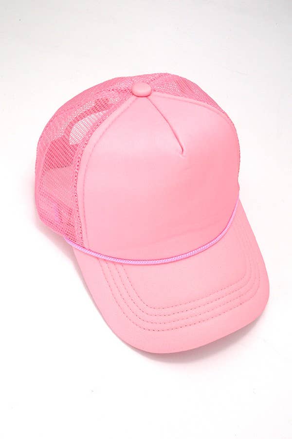 TRUCKER HAT FOAM FRONT MESH BACK HAT CAP