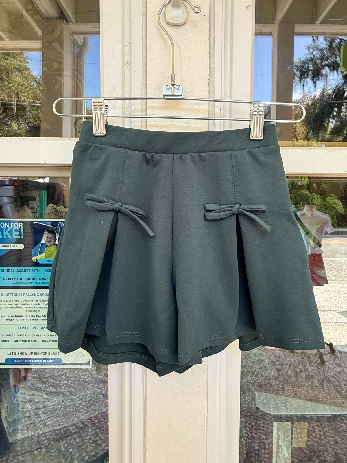 Ponte Pleated Ribbon Skirt