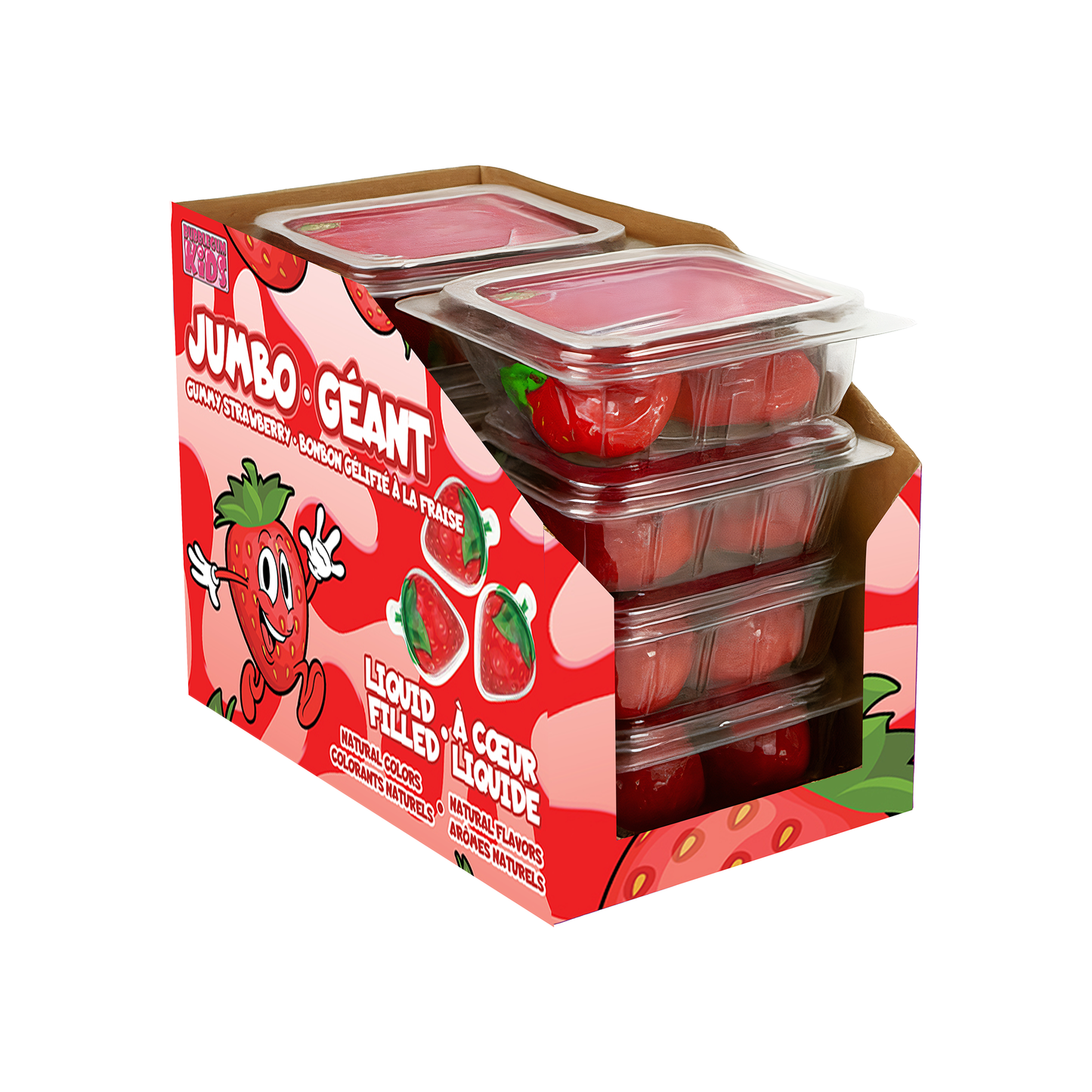 Filled Strawberry Gummy Candy