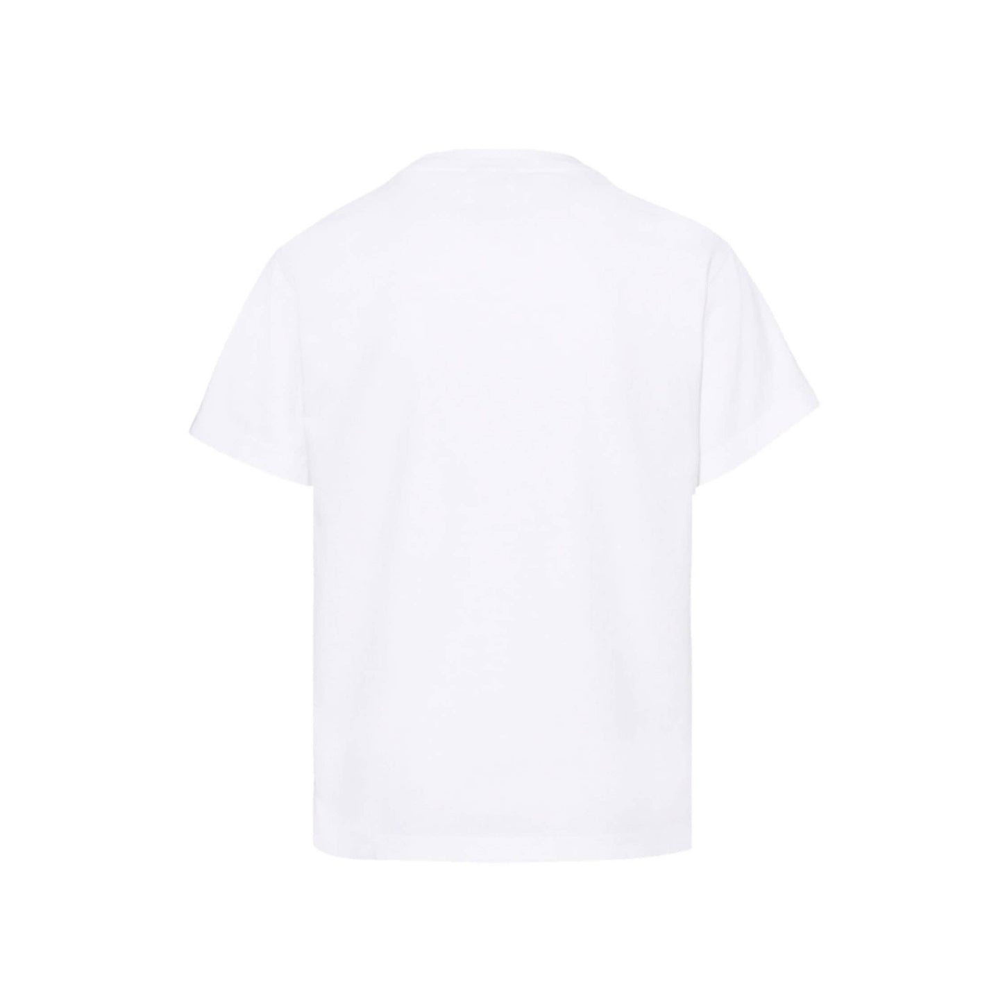 Kid's White Heart Lace T-shirt-Girls