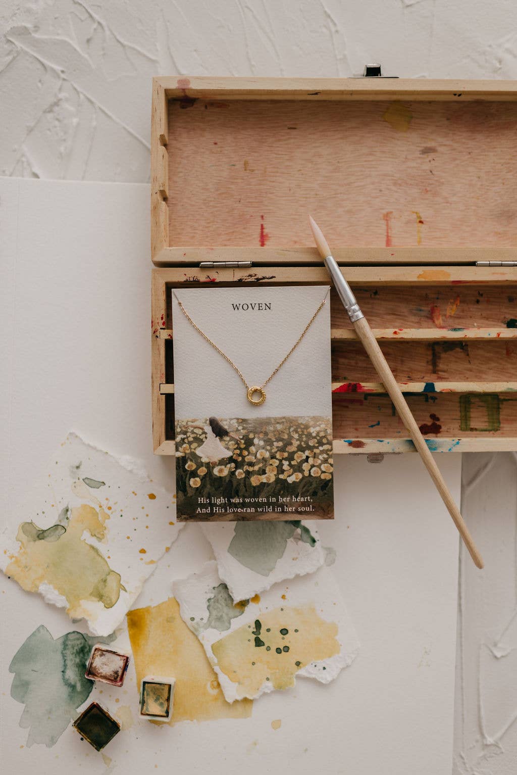 Woven | Christian Necklace | Minimal Jewelry | Colossians