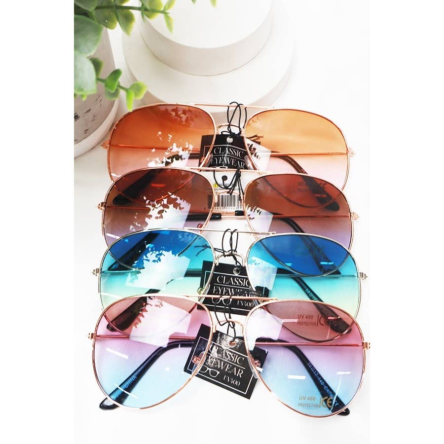 Fashion Aviator Sunglasses