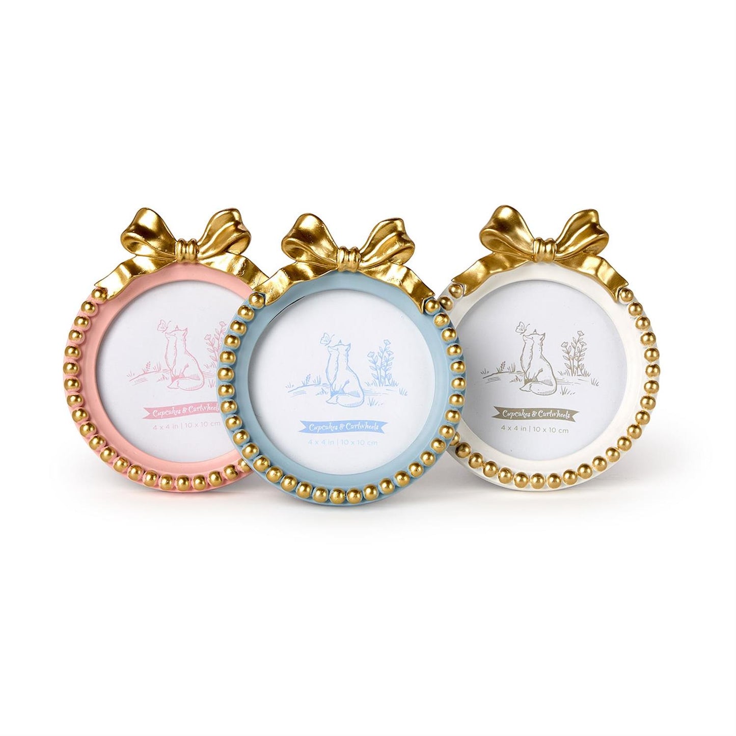 Golden Bow Photo Frame