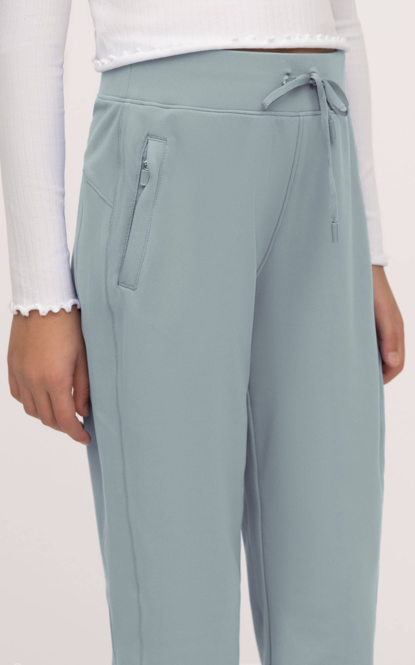 Girls Lux Size Pocket Jogger with Drawstring