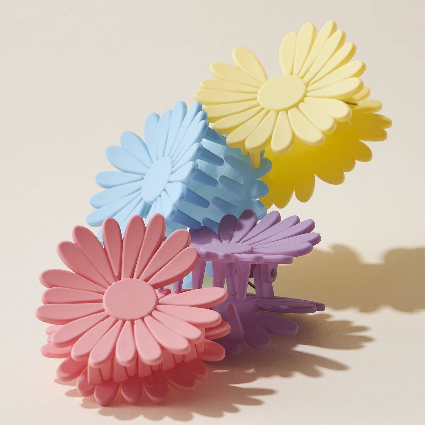 Flower Claw Hair Clips