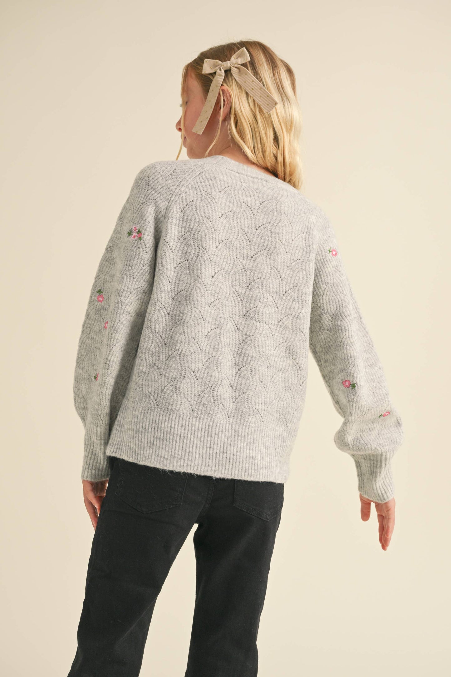 CREWNECK RAGLAN SWEATER