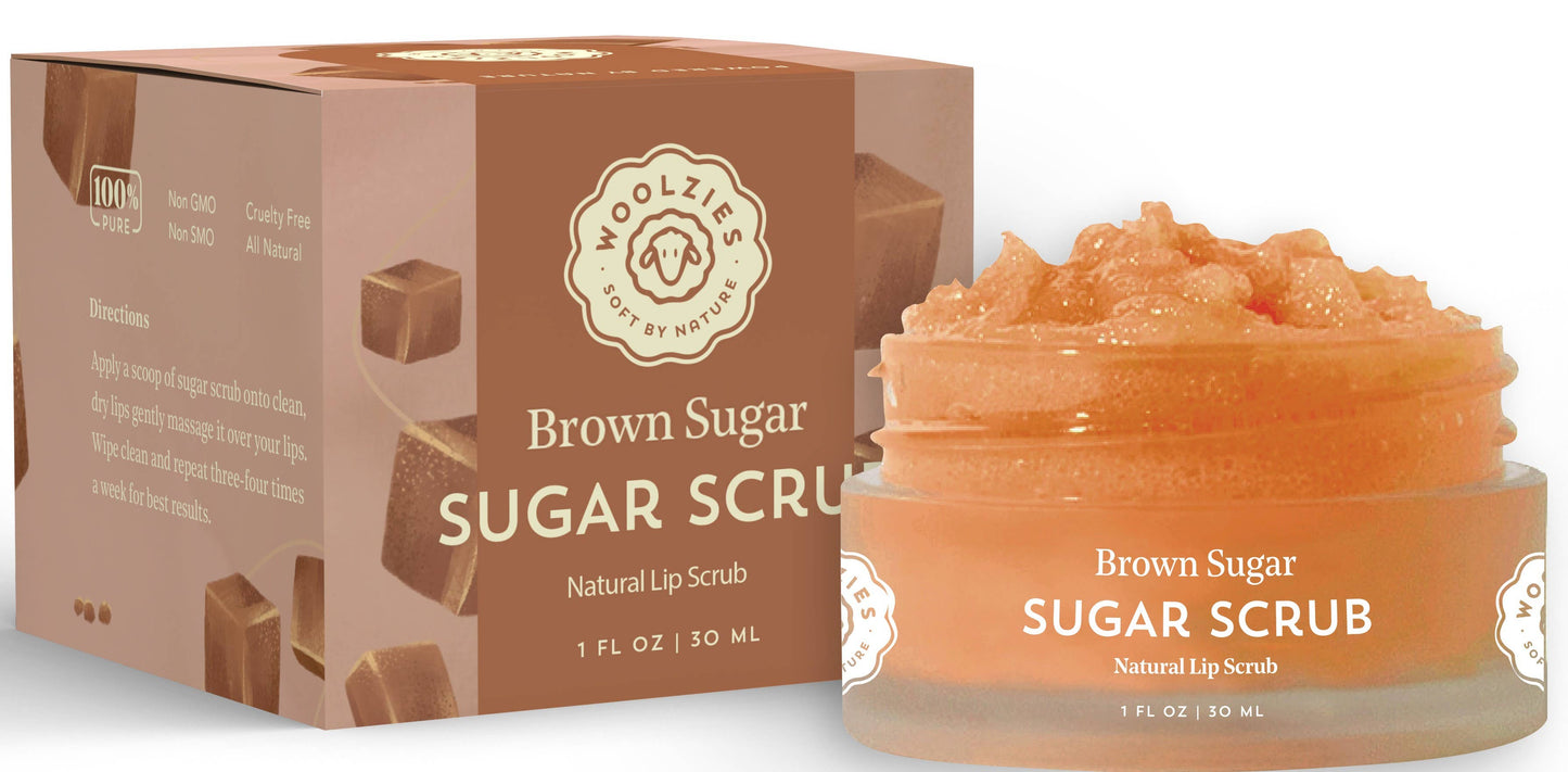 Brown Sugar Natural Sugar Lip Scrub