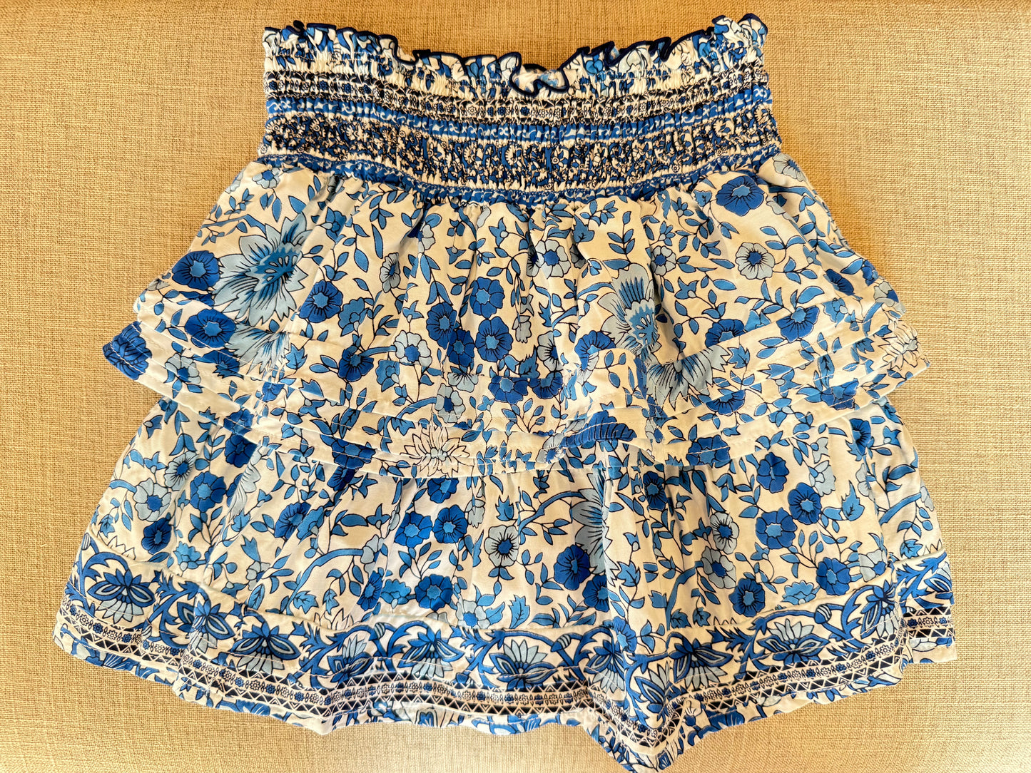 Lennon Skirt Blue Flower