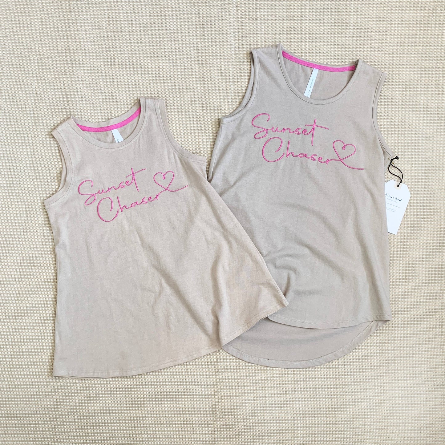 Sun Chaser Embroidery Tank
