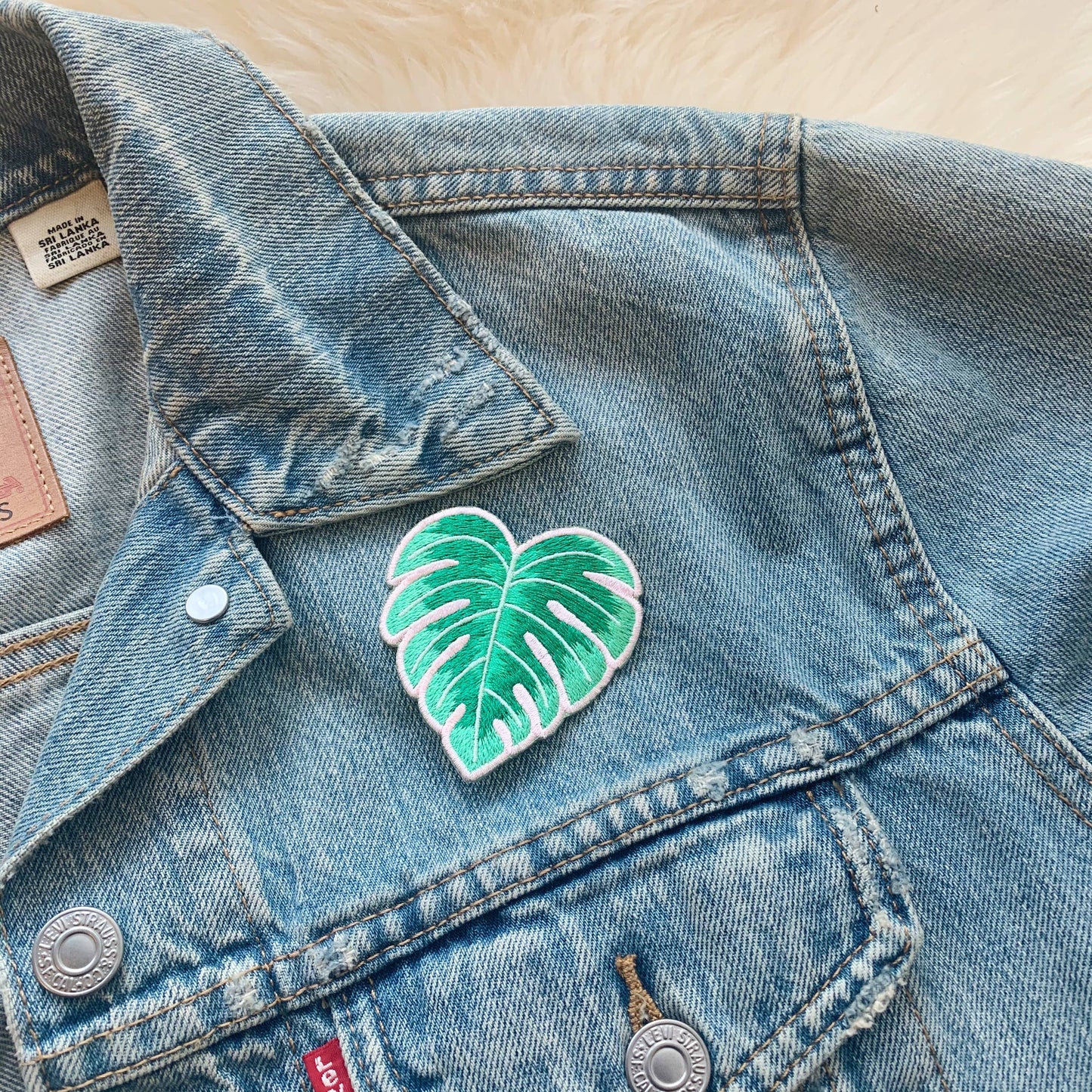 Waves Collection - Monstera Leaf Patch