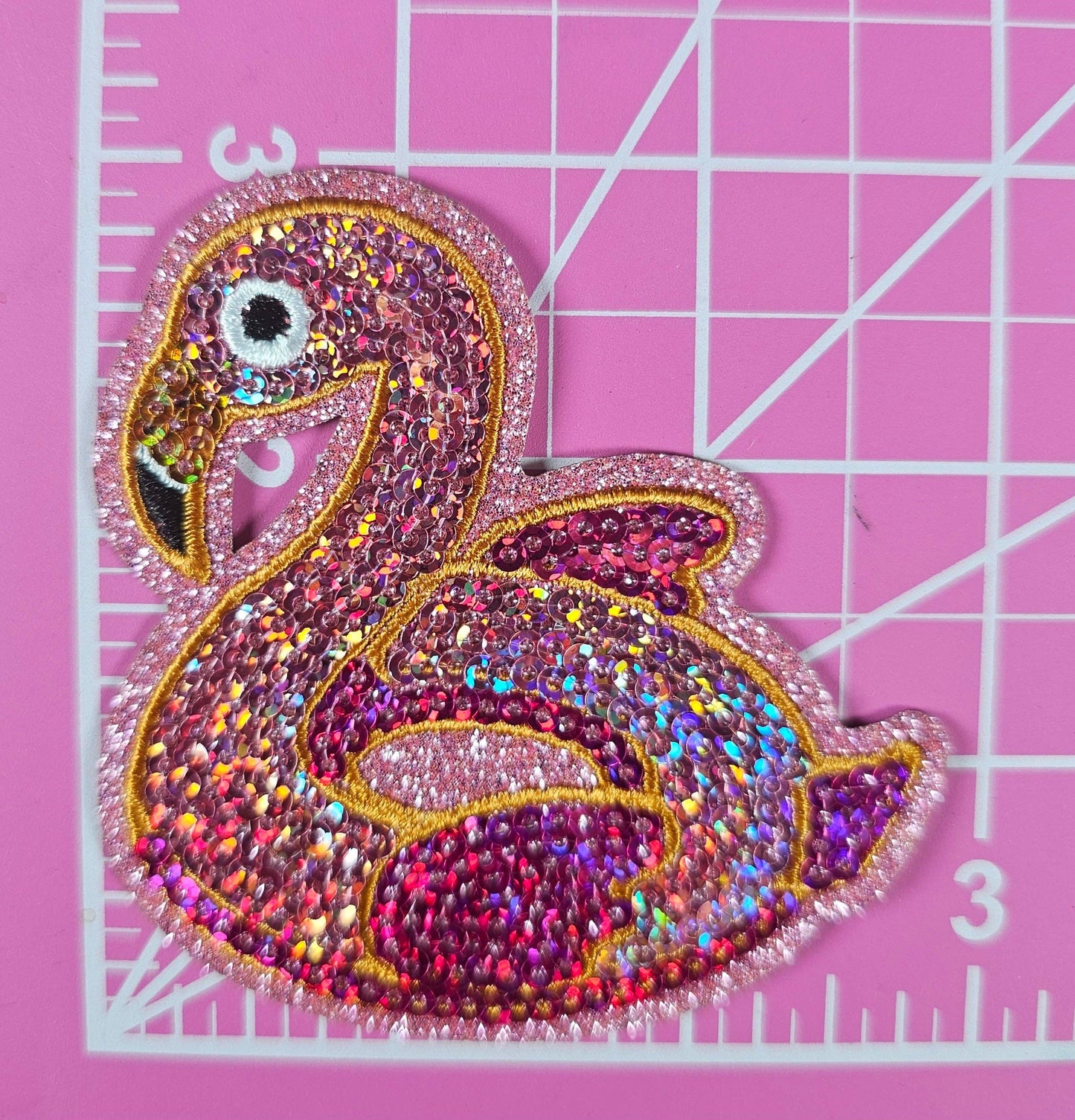 Flamingo Pool Floaty Patch