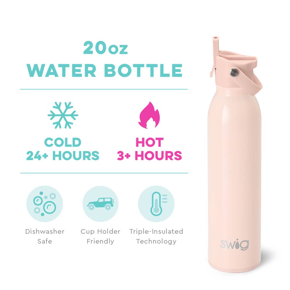 Shimmer Ballet Flip + Sip Bottle (20oz)