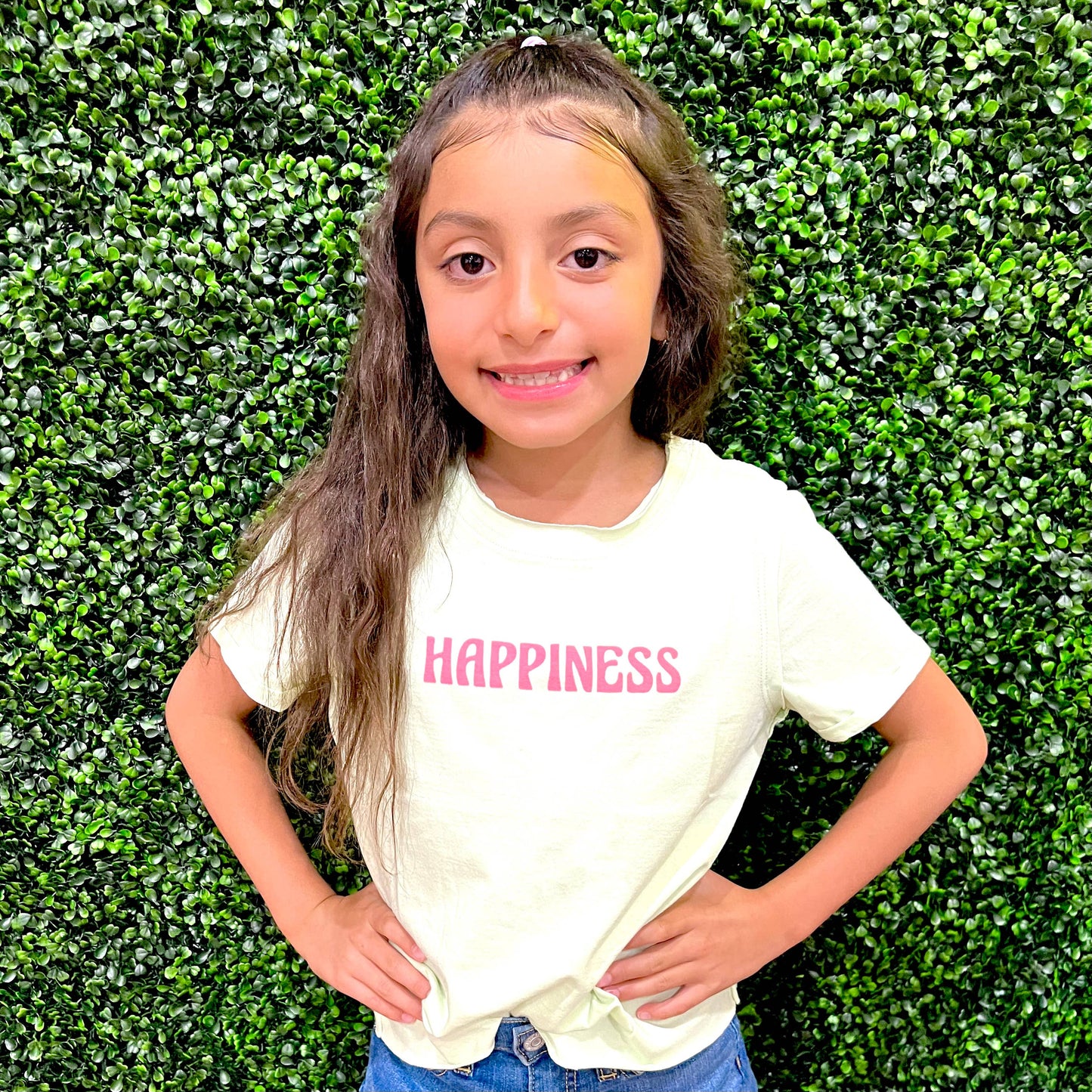 Happiness happy face tee