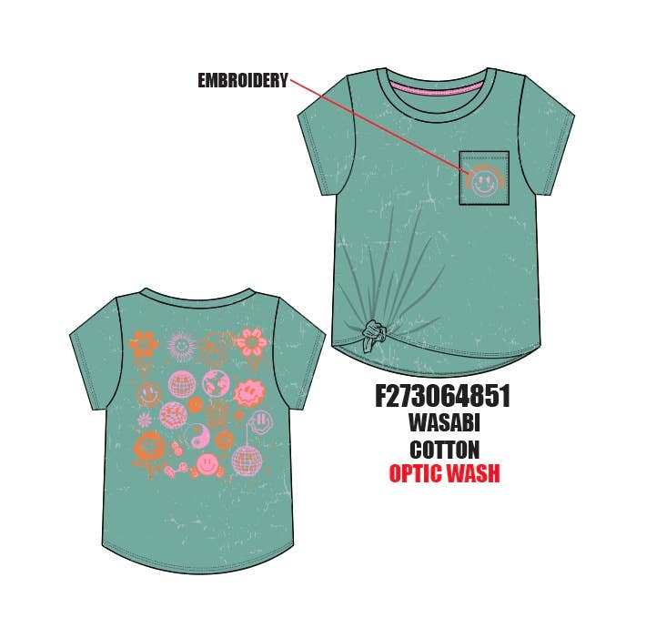 Good mood attitude happy face tee
