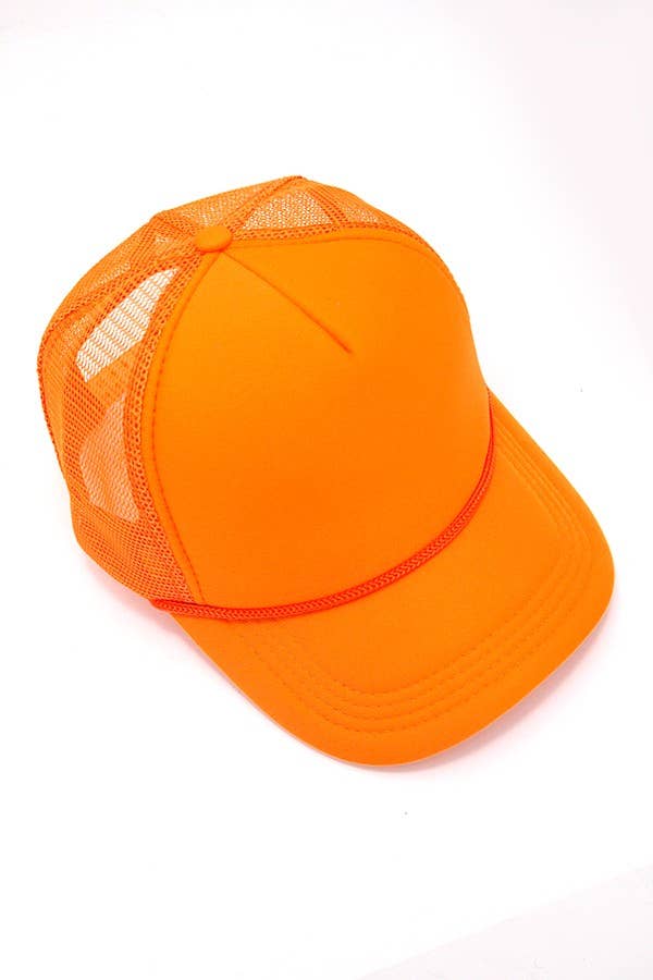 TRUCKER HAT FOAM FRONT MESH BACK HAT CAP