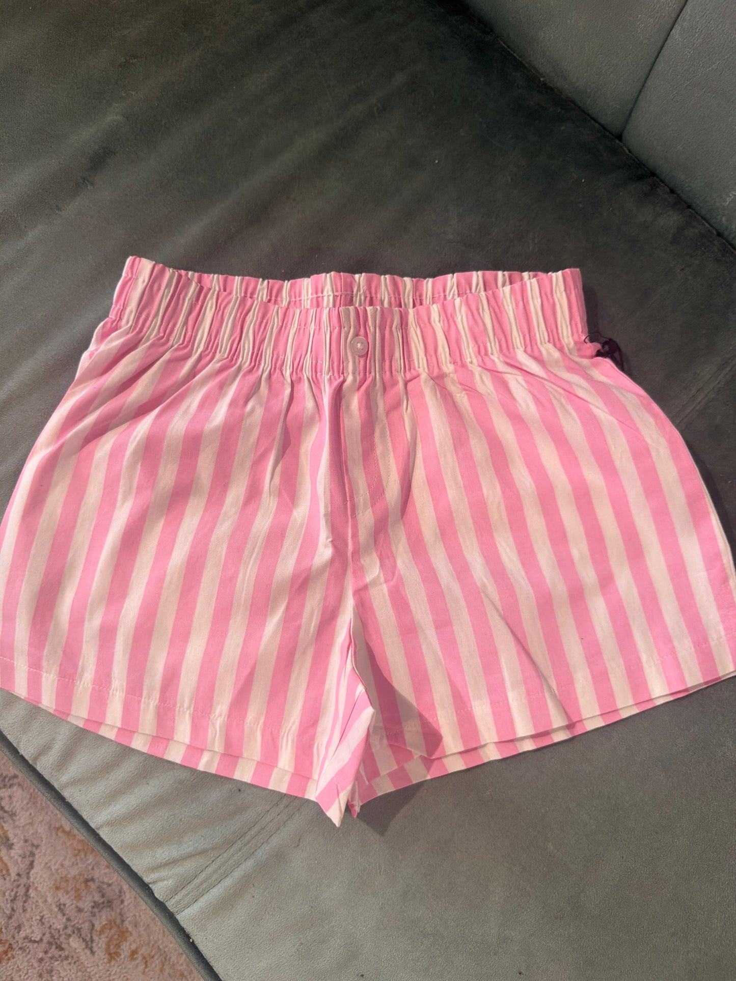Pink Stripe Shorts