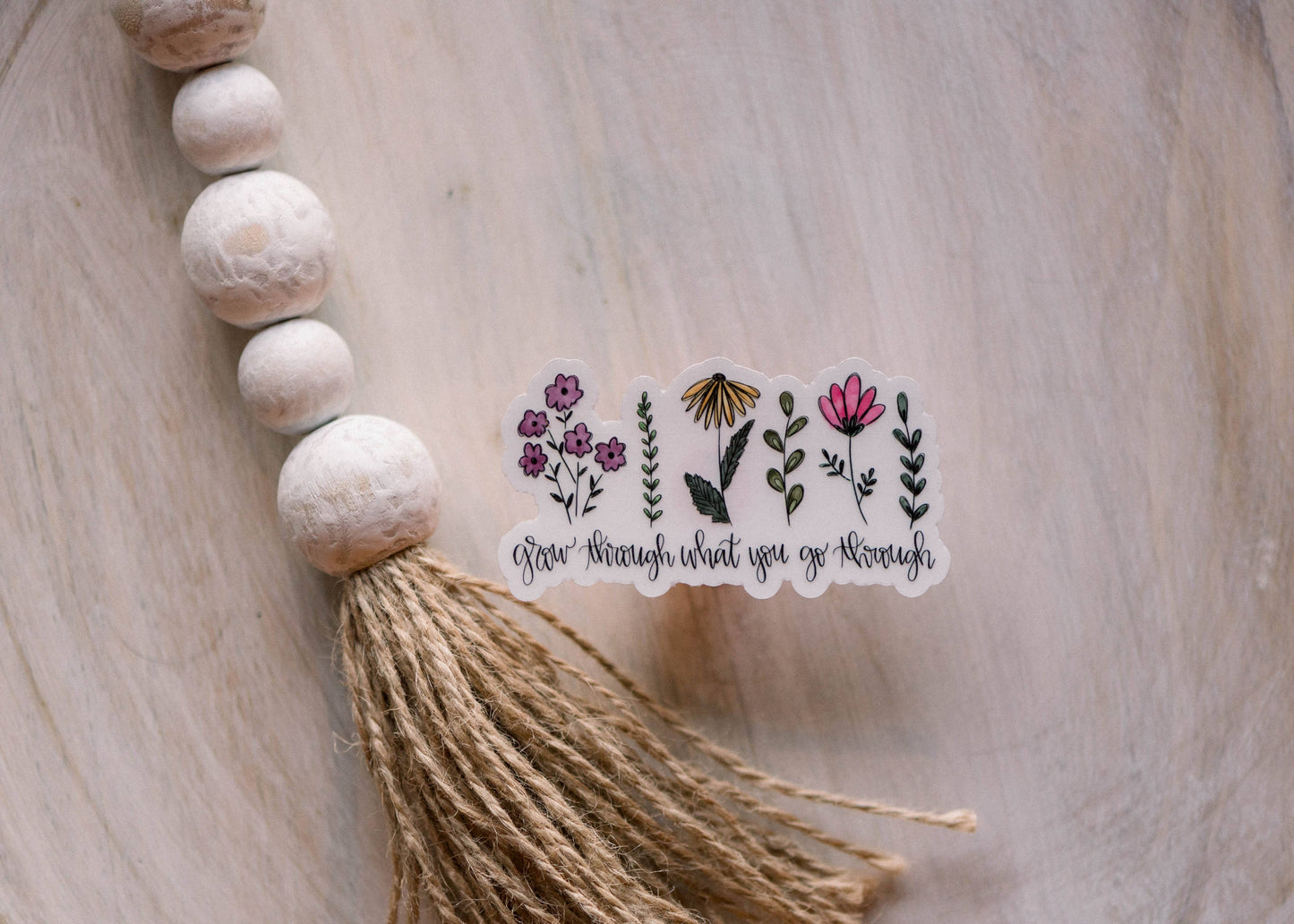 Wildflowers - Grow Through What You Go Through Clear Vinyl S