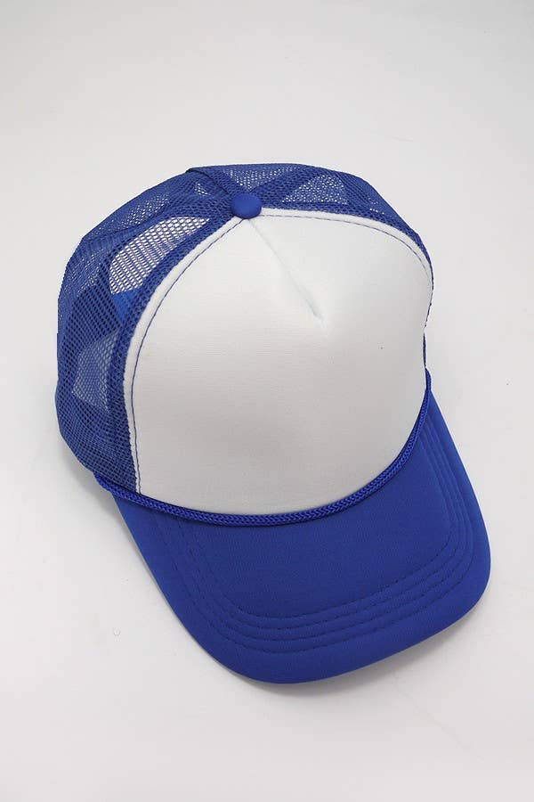 TRUCKER HAT FOAM FRONT MESH BACK HAT CAP