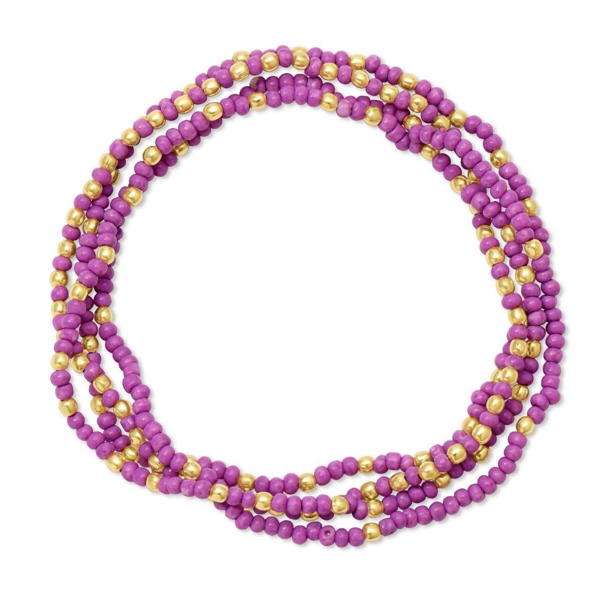 Solid Seed Bead Bracelets
