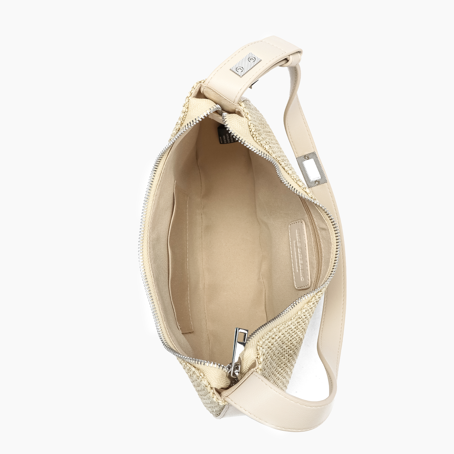 Luna Coastal Straw Shoulder Purse