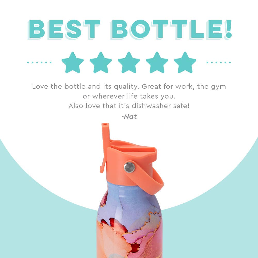 Dreamsicle Flip + Sip Water Bottle (20oz)